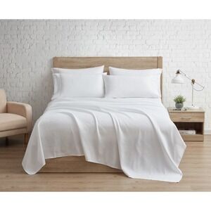 SERTA So Soft Solid FULL Sheet‎ Set 6 Pieces WHITE Amazingly Soft NEW in PACKAGE